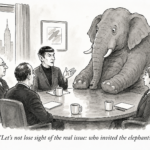 Let’s not lose sight of the real issue: who invited the elephant?
